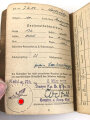 Soldbuch Heer, ausgestellt am 4.März 1943 bei Stamm Kp. Brückenbau Ersatz Btl. 1