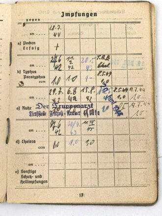 Sold Heer, eingestellt am 3.7.42 bei Gebirgsjäger Regiment 7