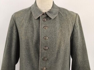 1. Weltkrieg , feldgraue Feldbluse Modell 1910....