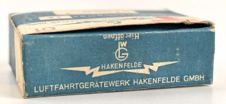 Luftwaffe Selbstschalter zur Sicherung der elektrischen Bordanlage gegen Überlastung und Kurzschluß. FL E 5000 01, ungebrauchtes Stück in der originalen Verpackung