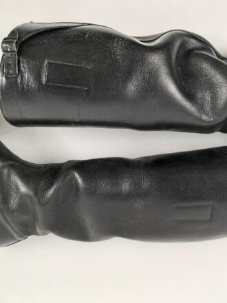 Paar Schaftstiefel der "Polizeidirektion Heilbronn 1954" Guter Zustand, ungereinigt, Sohlenlänge 29cm