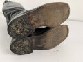 Paar Schaftstiefel der "Polizeidirektion Heilbronn 1954" Guter Zustand, ungereinigt, Sohlenlänge 29cm