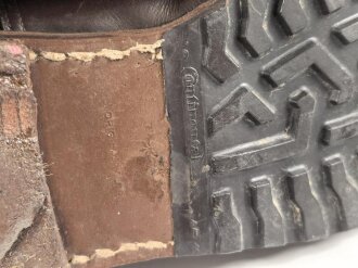 Paar Stiefel für fliegendes Personal ähnlich Deutsche Luftwaffe. Alter und Herkunft unbekannt, Sohlenlänge 30cm