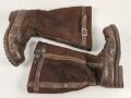 Paar Stiefel für fliegendes Personal ähnlich Deutsche Luftwaffe. Alter und Herkunft unbekannt, Sohlenlänge 30cm