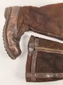 Paar Stiefel für fliegendes Personal ähnlich Deutsche Luftwaffe. Alter und Herkunft unbekannt, Sohlenlänge 30cm