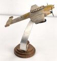 LuftwaffeTischdekoration, Flugzeug aus Holz, Originallack. Flügelspannweite 32,5cm