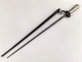 Frankreich, Epee Seitengewehr Modell 1886 Lebel. Klingenlänge 52cm. Weißmetallgriff mit Parierhaken