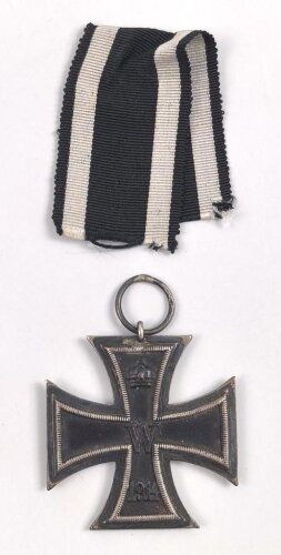 1. Weltkrieg, Eisernes Kreuz 2. Klasse 1914 mit Bandabschnitt