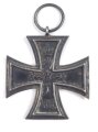 1. Weltkrieg, Eisernes Kreuz 2. Klasse 1914 mit Bandabschnitt, Hersteller K.O. im Bandring