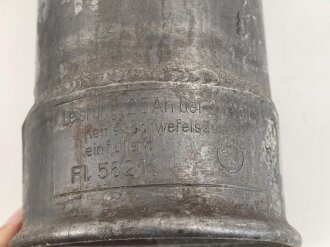 Luftwaffe Hinderniskennzeichnung , Panzerhandlampe Fl 56211.  Ungereinigtes Stück, KEIN VERSAND NACH ÜBERSEE