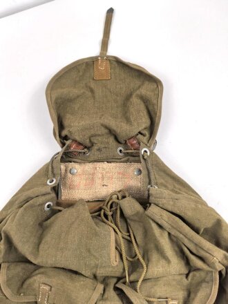 Tropenrucksack Wehrmacht datiert 1941. Ungetragenes Stück in sehr gutem Zustand