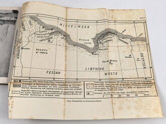 "Militärgeographische Beschreibung von Lybien" Berlin 1941 mit 96 Seiten plus Anlagen. Stockfleckig, sonst gut