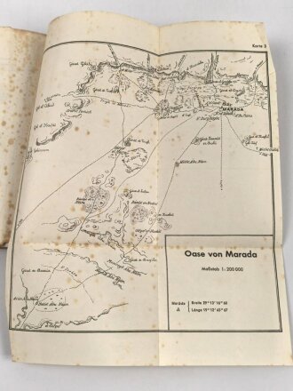 "Militärgeographische Beschreibung von Lybien" Berlin 1941 mit 96 Seiten plus Anlagen. Stockfleckig, sonst gut