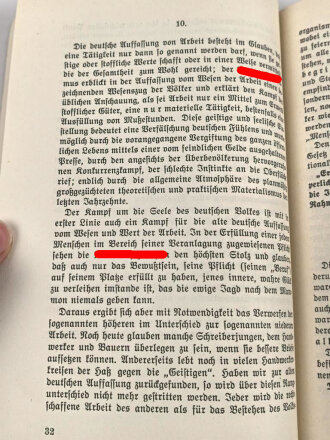 Alfred Rosenberg " Wesen, Grundsätze und Ziele der NSDAP"  1937, 62 Seiten