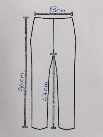Gerade Tropenhose für Angehörige des Heeres. getragenes Stück in gutem Gesamtzustand, ungereinigt