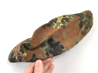 Bundeswehr, Feldmütze Flecktarn, gebraucht, Kopfgrösse 56