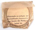 Satz Klarscheiben " napfförmig" für die Gasmaske der Wehrmacht, datiert 1942