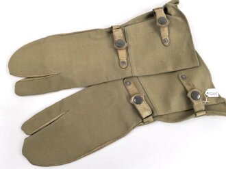 Paar Handschuhe für Kradmelder der Wehrmacht. Ungetragenes Paar in Grösse 8, Hersteller Hans Chiba Abertham ( Böhmen )