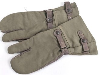 Paar Handschuhe für Kradmelder der Wehrmacht. Leicht...