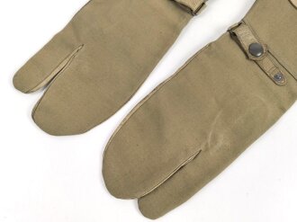 Paar Handschuhe für Kradmelder der Wehrmacht. Ungetragenes Paar in Grösse 8, Hersteller Hans Chiba Abertham ( Böhmen )