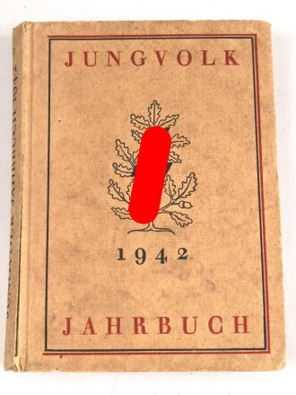 Jungvolk Jahrbuch 1942, 255 Seiten, A6, benutzt,...