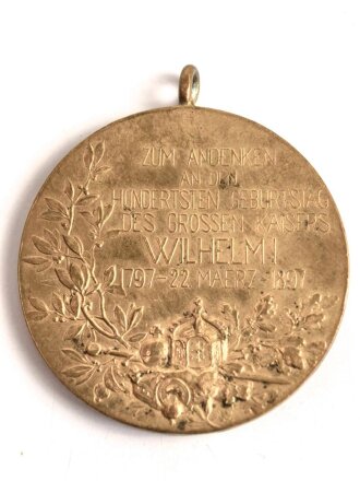 Preussen, Centenarmedaille 1897, Bandring fehlt