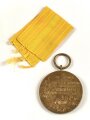 Preussen, Centenarmedaille 1897, Band beiliegend