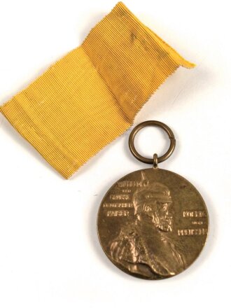 Preussen, Centenarmedaille 1897, Band beiliegend