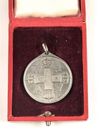 Preussen, Rot Kreuz Medaille 3.Klasse aus Eisen, im Etui