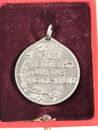 Preussen, Rot Kreuz Medaille 3.Klasse aus Eisen, im Etui