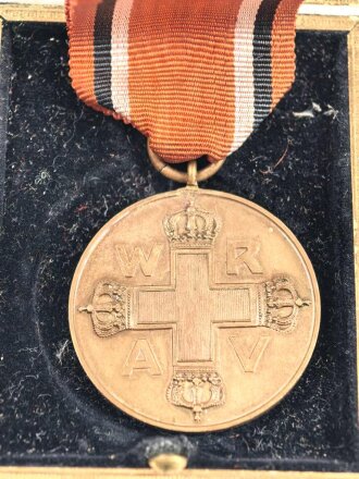 Preussen, Rot Kreuz Medaille 3.Klasse aus Buntmetall, am...