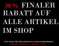 Neue Artikel 19.03.25 - 30% Rabatt auf alle Artikel im Shop