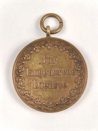 Dienstauszeichnung 3. Klasse für 9 Jahre Bronzene Medaille 1878-1913