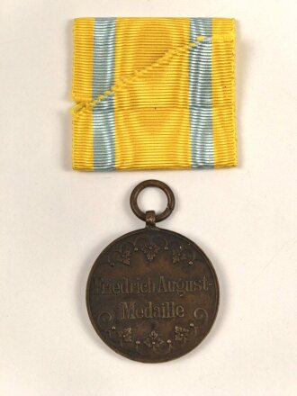 Sachsen Königreich, Friedrich-August Medaille in...