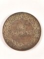 Baden, silberne Verdienstmedaille 1908-1918, Eisen versilbert, Henkel für Band fehlt