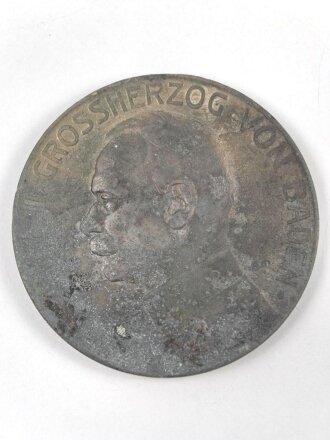 Baden, silberne Verdienstmedaille 1908-1918,  Zink,...