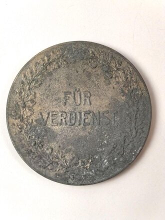 Baden, silberne Verdienstmedaille 1908-1918,  Zink,...