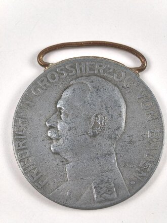 Baden, silberne Verdienstmedaille 1908-1918,  Zink