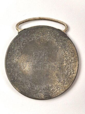 Baden, silberne Verdienstmedaille 1908-1918,  Zink versilbert