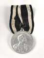 1.Weltkrieg, tragbare Medaille aus Leichtmetall " Der Kaiser rief und alle kamen 1914" Durchmesser 33mm