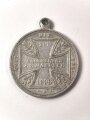 Bayern, tragbare Medaille aus Leichtmetall "zur Erinnerung an das Manöver 1896" Durchmesser 33mm