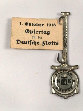 Spendenabzeichen "1. Oktober 1916 Opfertag für...