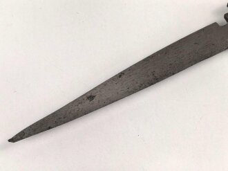 1.Weltkrieg, Brieföffner aus Granatsplitter, Gesamtlänge 21,5cm