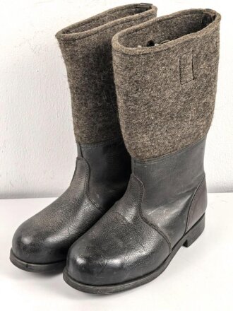 Paar Winterstiefel Wehrmacht. Kammerstücke in sehr...