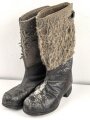 Paar Winterstiefel Wehrmacht. meiner Meinung nach von einer Katze als Kratzbaum missbraucht, sicherlich zu verbessern