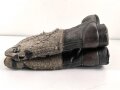 Paar Winterstiefel Wehrmacht. meiner Meinung nach von einer Katze als Kratzbaum missbraucht, sicherlich zu verbessern