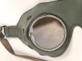 Faltbrille Wehrmacht, graublaues Leder, guter Zustand