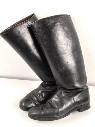 Paar Stiefel für Offiziere der Wehrmacht. Ungereinigtes Paar , Sohlenlänge 28,5cm