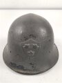 Schweden, Stahlhelm M21/26. Originallack, getragenes Stück