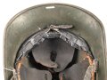 Niederlande, Stahlhelm Modell 1934. Originallack, das Emblem entfernt , ungereinigt